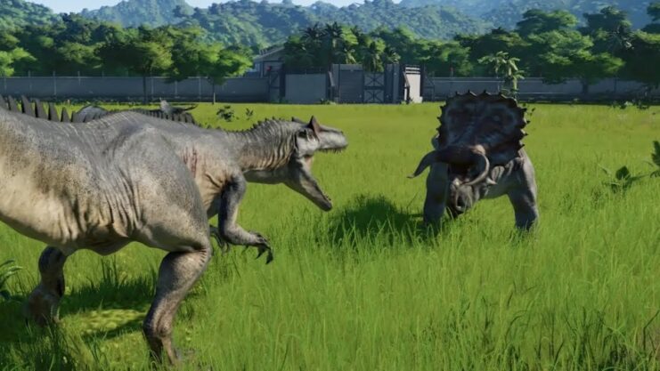 Nasutoceratops vs. Allosaurus