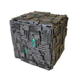 Oversized Light Up Borg Cube