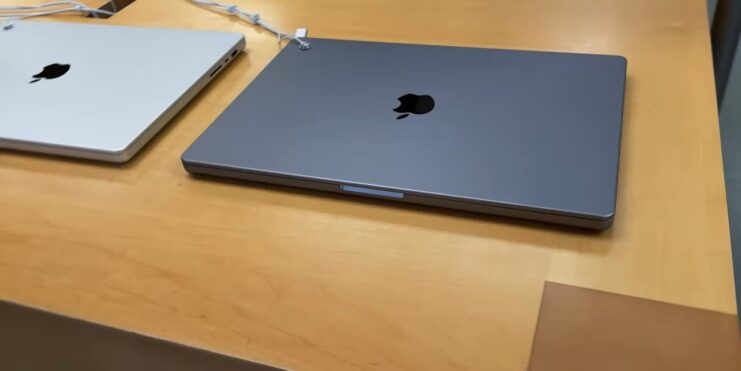 gray macbook