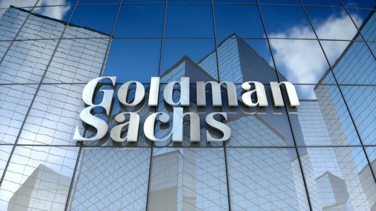 Goldman Sachs Logo on Building