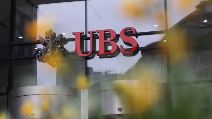 UBS Logo on Bank