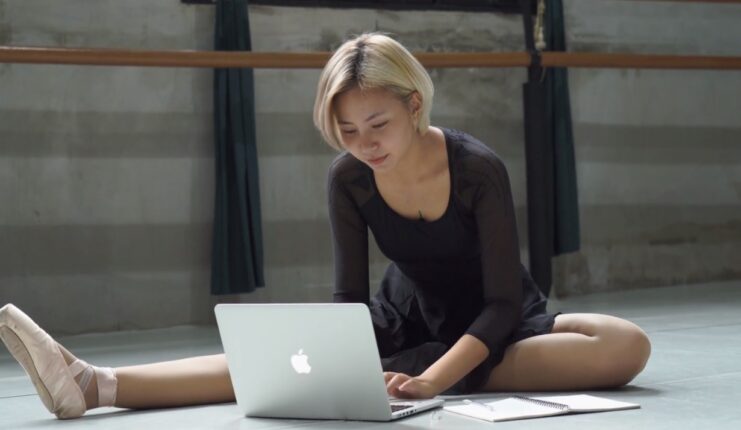 space grey macbook