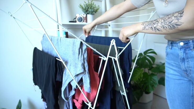 air-drying your clothes