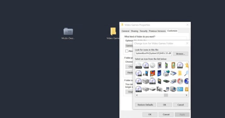 Personalizing Folder Images - windows 10 customization
