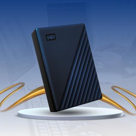 WD 4TB Blue My Passport Portable External Hard Drive