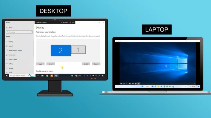 How to Use a Laptop as a Second Display for Your Desktop