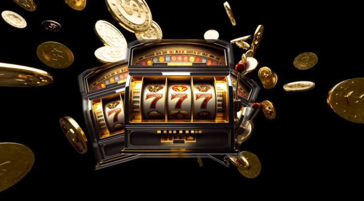 Slot machine jackpot coins